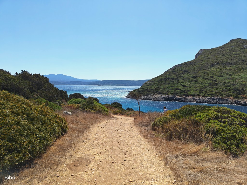 Sfaktiria és a szoros Σφακτηρία