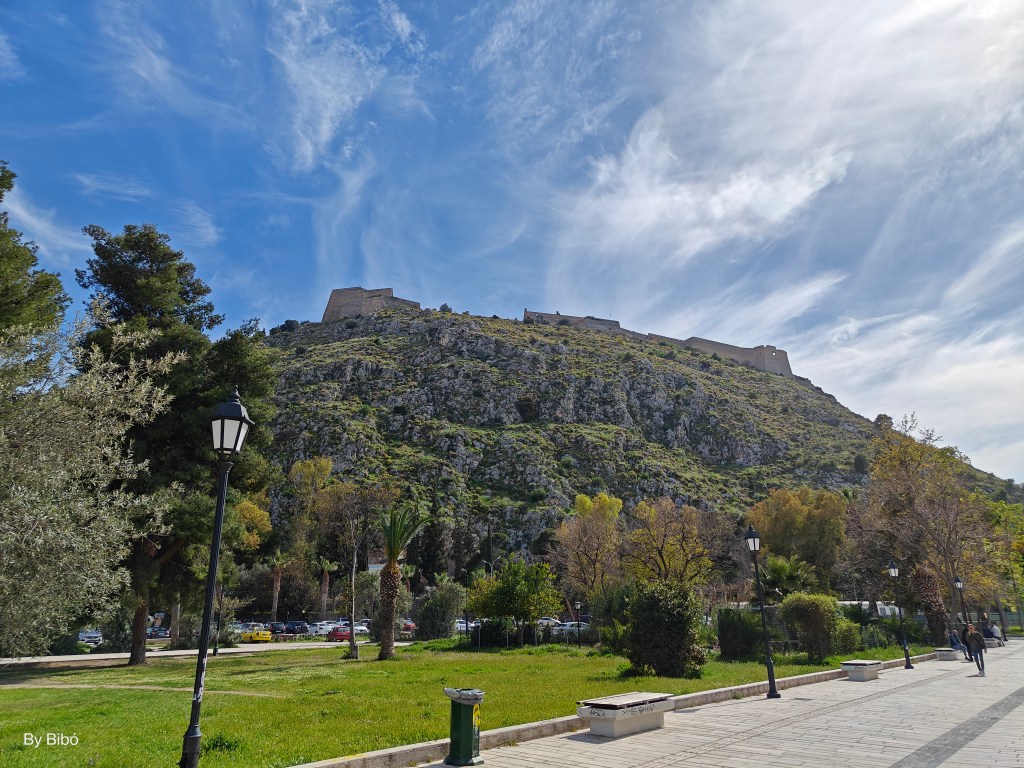 Palamidi erőd Návplio városából